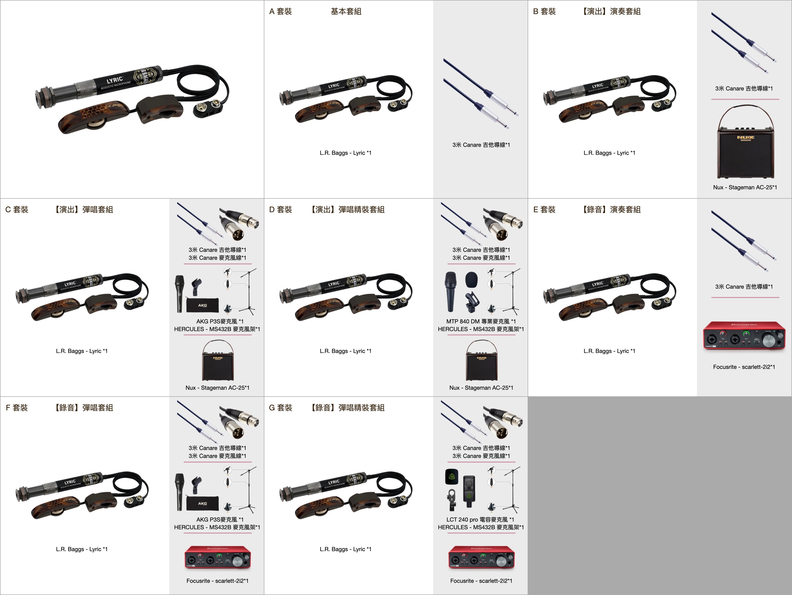 L.R. Baggs - Lyric 麥克風拾音器 可收敲板 吉他拾音器 pickup