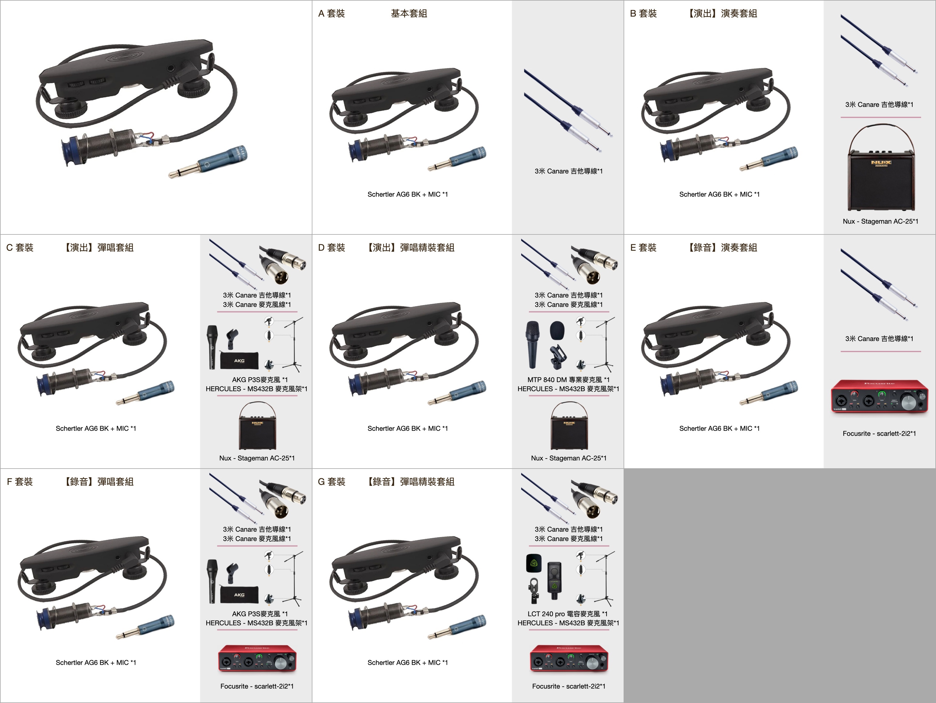 Schertler AG6 BK+ MIC 木吉他拾音器 雙系統拾音器 還原度高