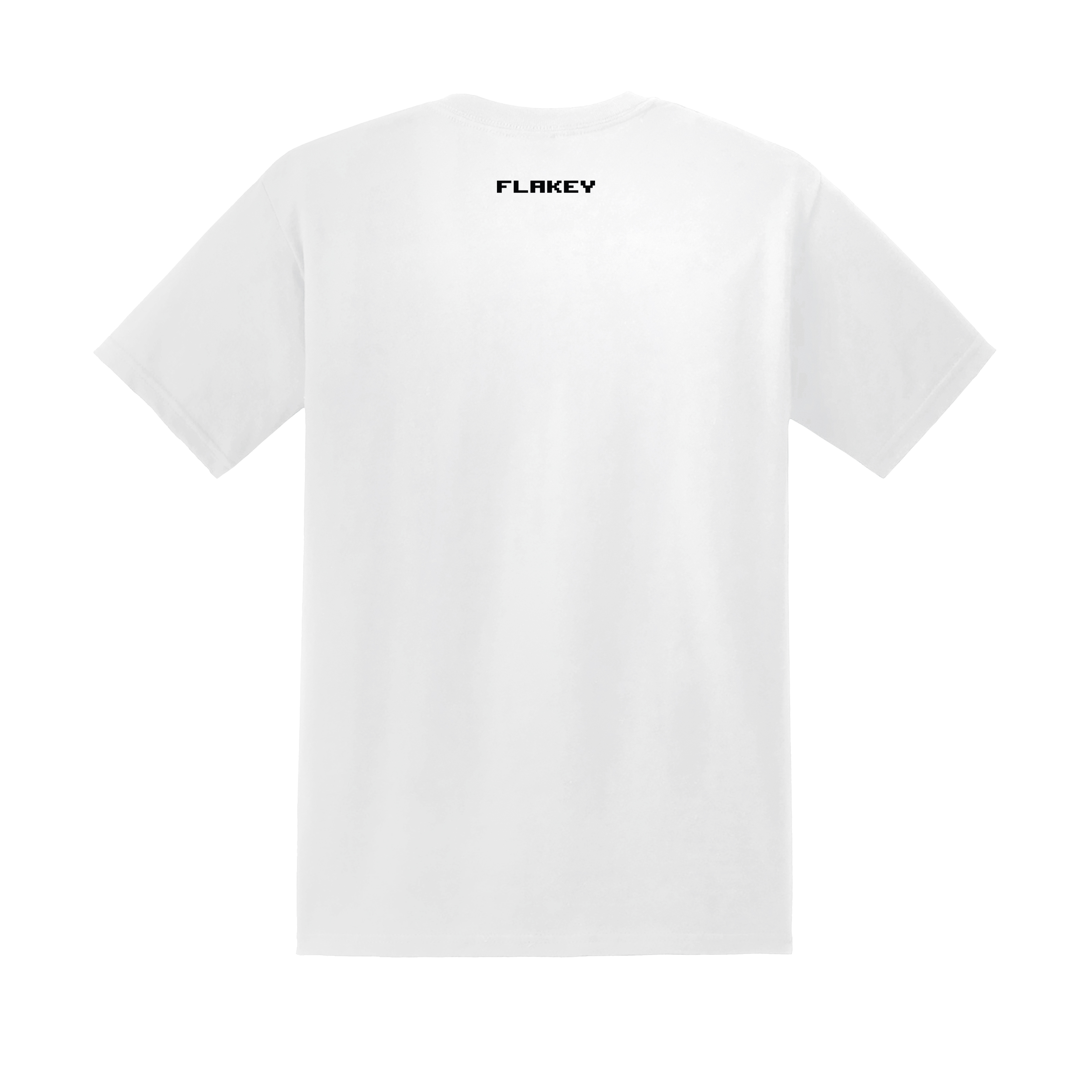 NEVER CHICKEN Tee  ( 白 : Basic Cut )
