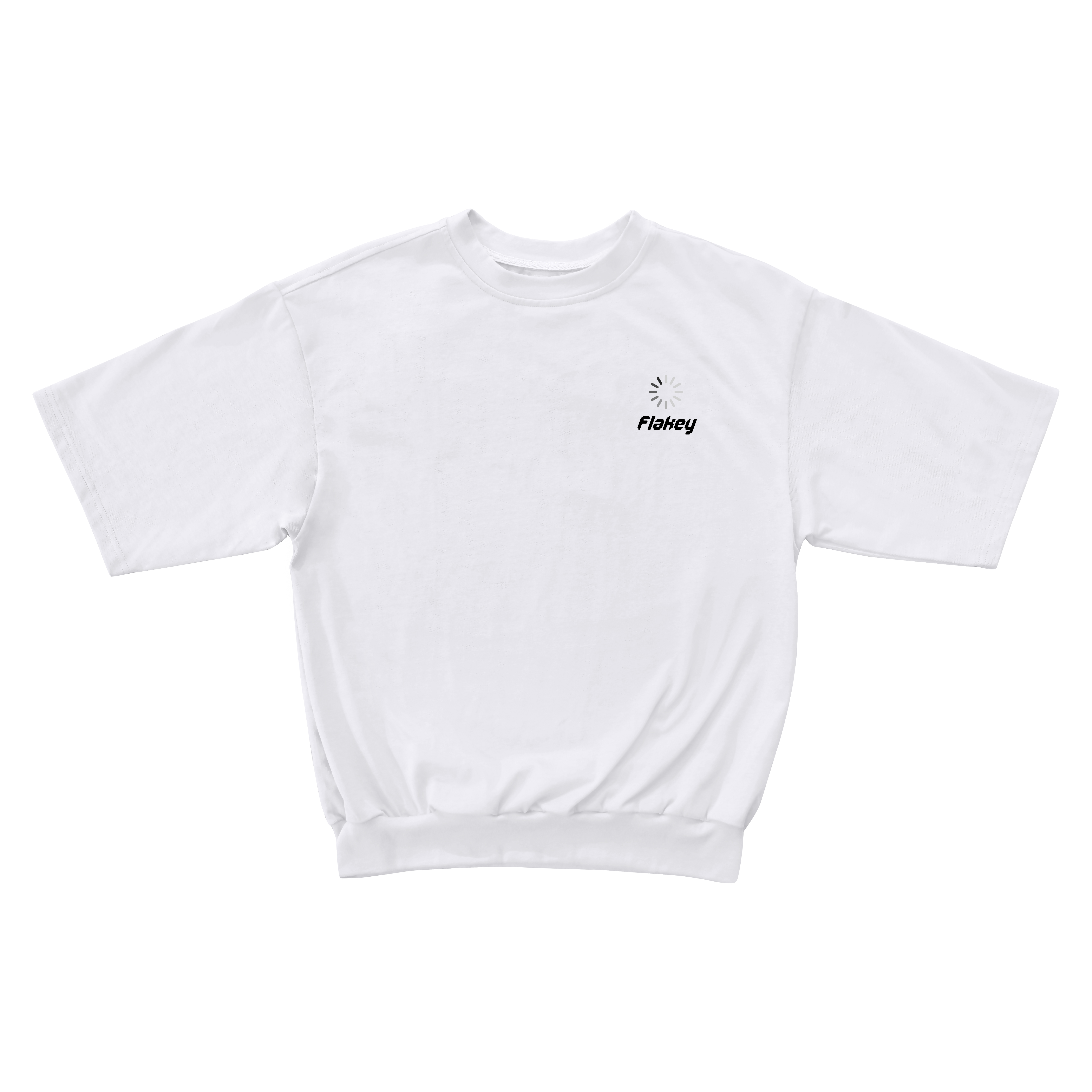 LOADING Tee ( 白 : 寬鬆束腳剪裁 )