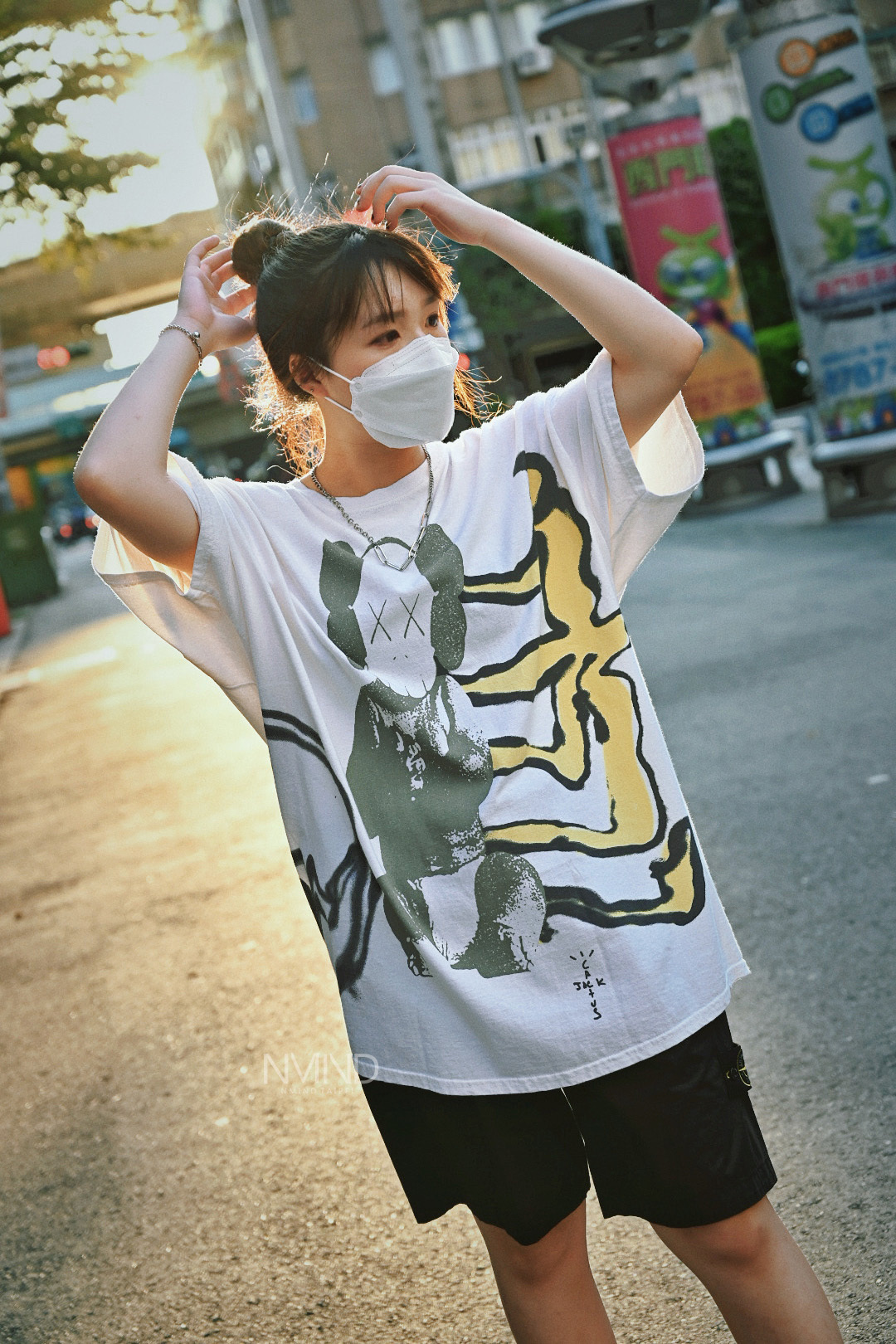 <快速出貨> Travis Scott X Fragment design X KAWS 藤原浩聯名短T