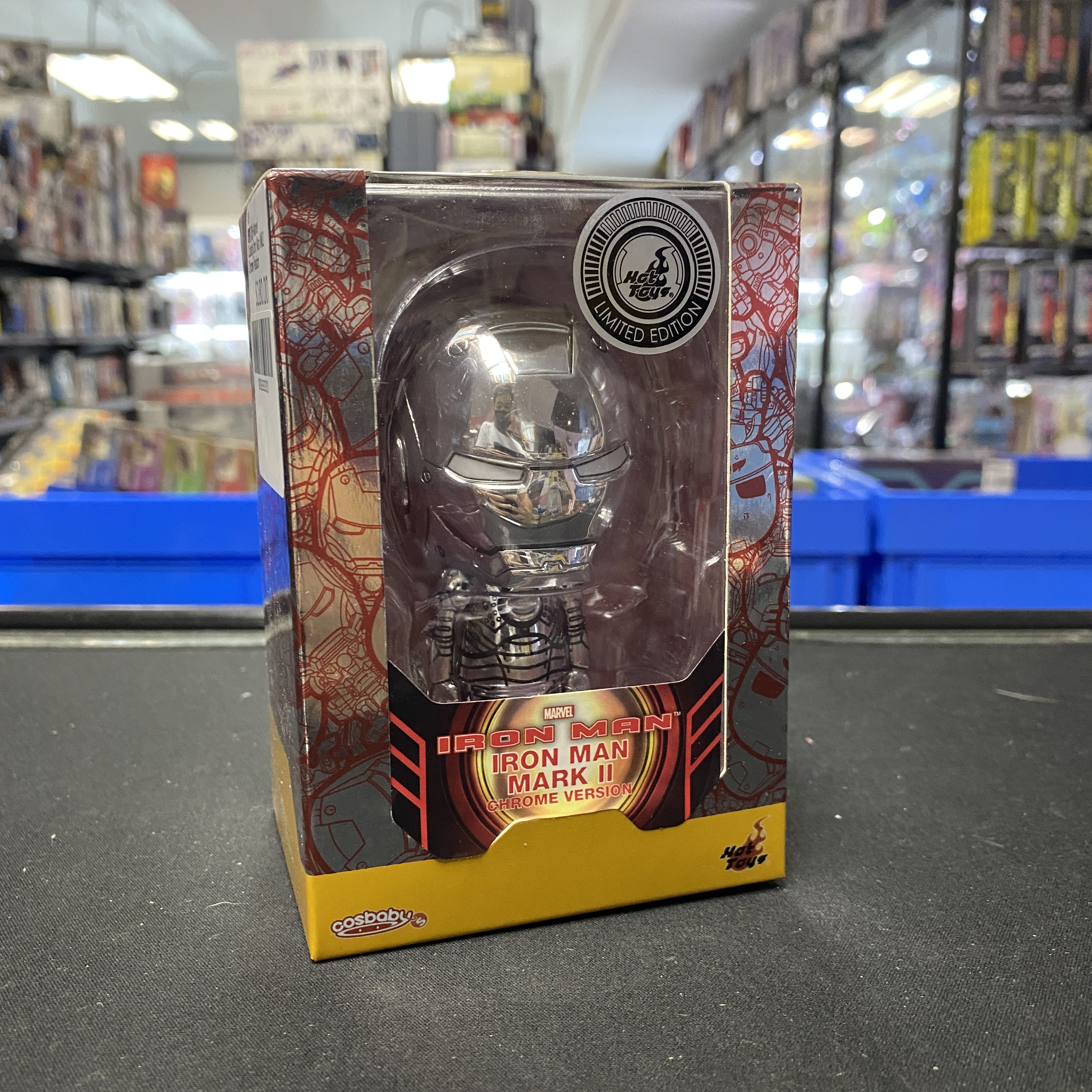 寄賣 其他-Marvel Cosbaby Iron Man Mk2 Chrome Version