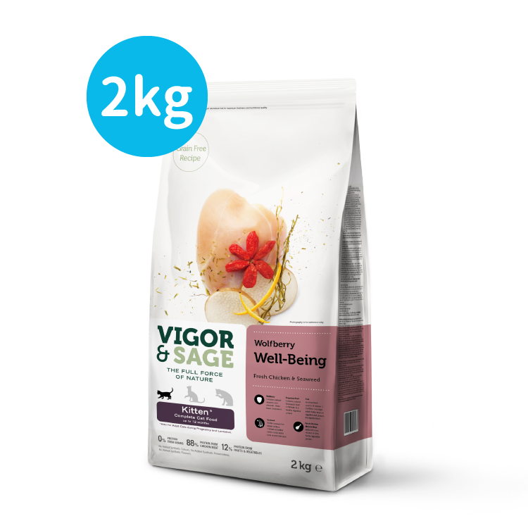 Vigor & Sage丨枸杞健體幼貓 2kg