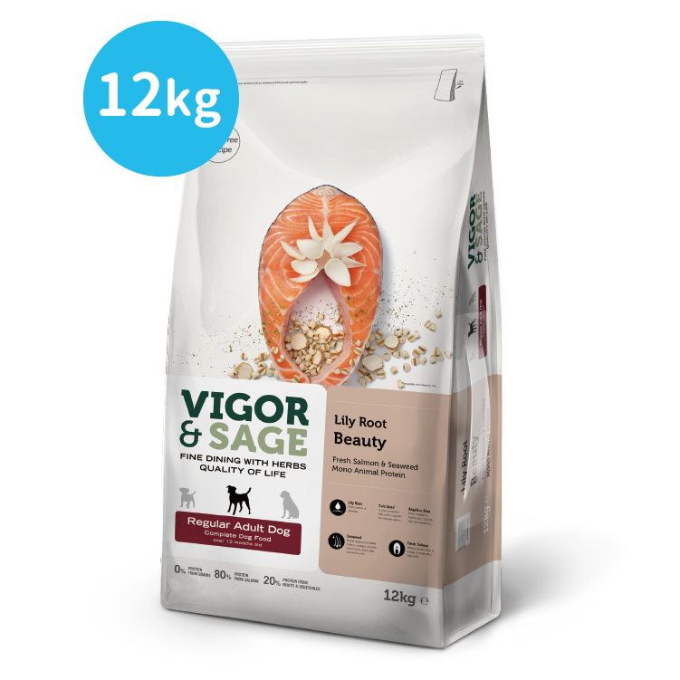 Vigor & Sage丨百合美毛全犬種成犬糧 12kg