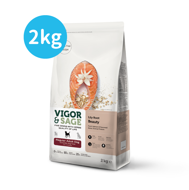 Vigor & Sage丨百合美毛全犬種成犬糧 2kg