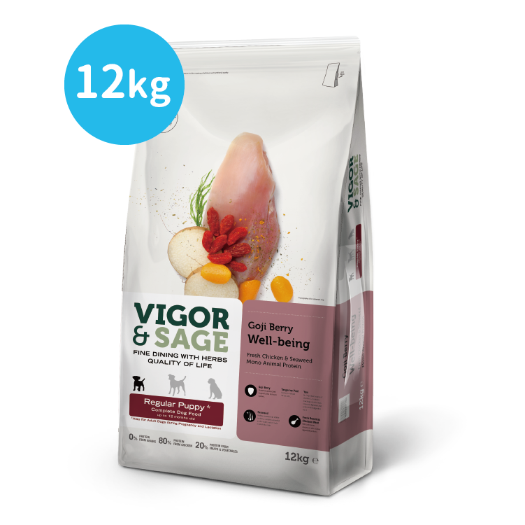 Vigor & Sage丨枸杞助長幼犬糧 12kg