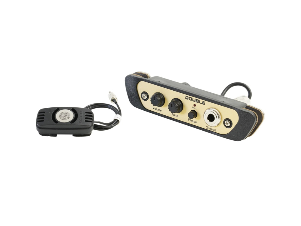 Double - CJ01L 木箱鼓拾音器 免鑽孔  收音漂亮 麥克風式 音色還原度高 pickup