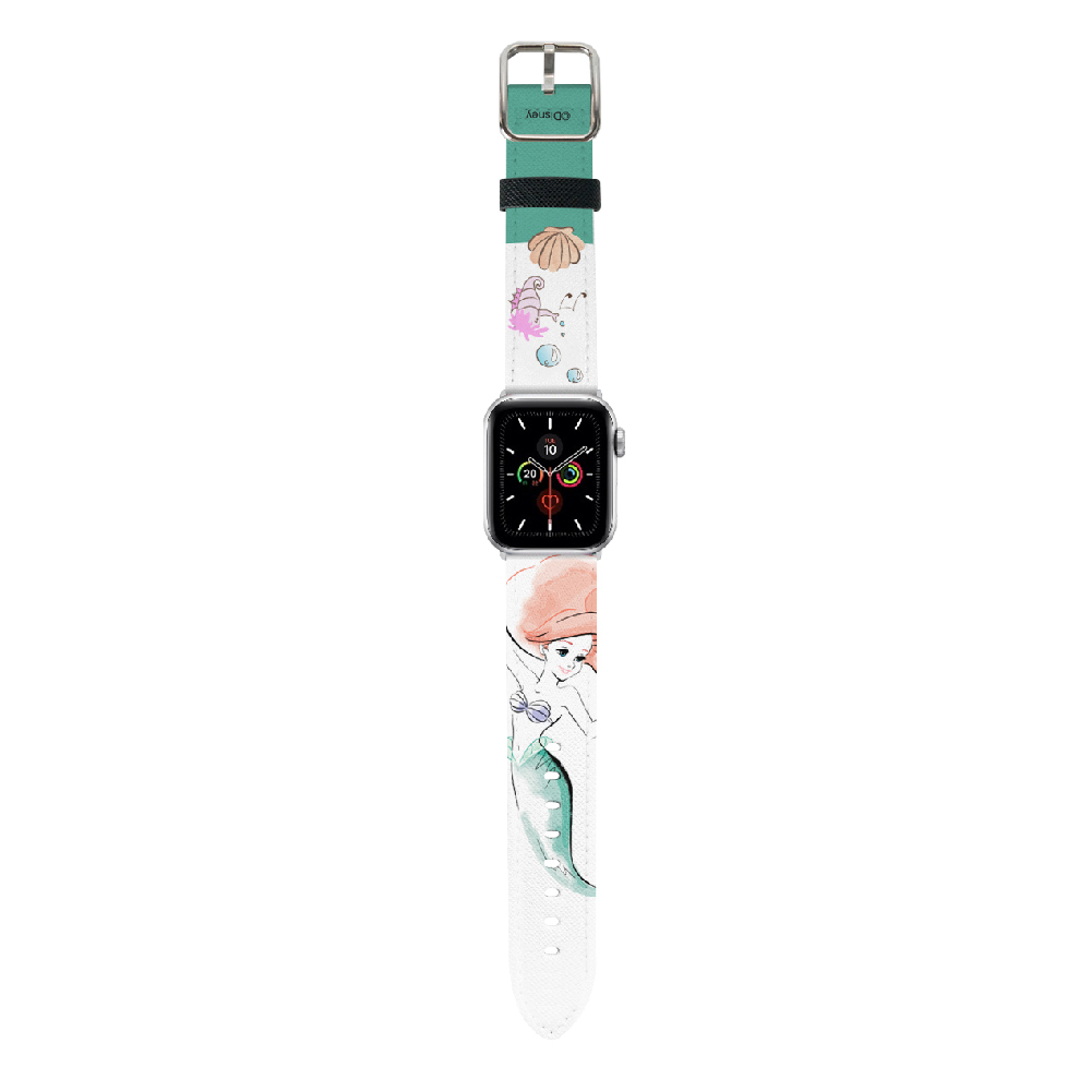 Disney-Apple Watch Band-Leather Series-Art Ariel