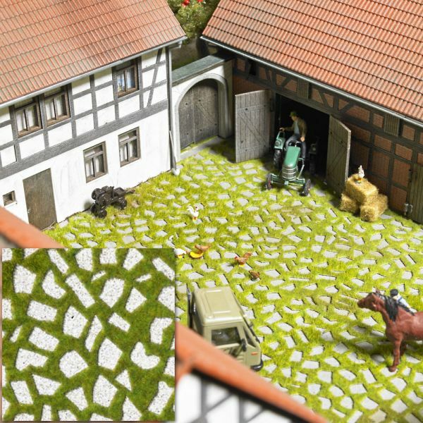 Busch 7433 HO scale Grass Pavers
