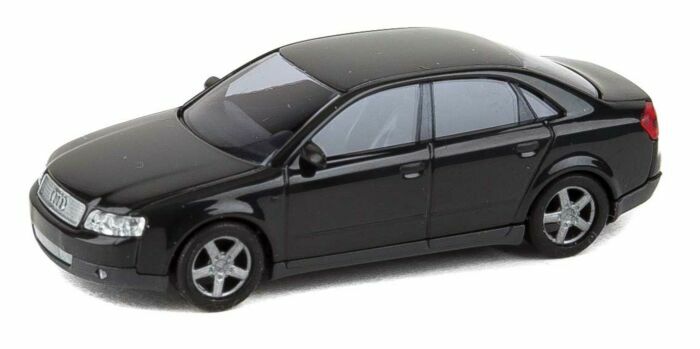 Busch 89132 HO Audi A4 Economy - Assembled -- Black