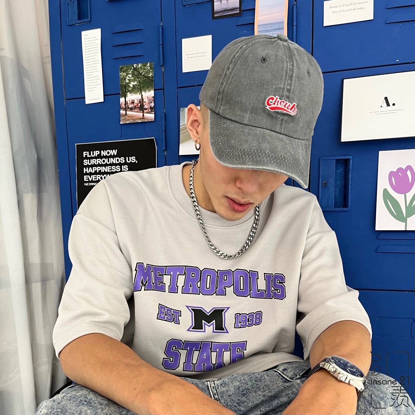 復古 電繡 英文 草寫 水洗 老帽 棒球帽 男女皆可