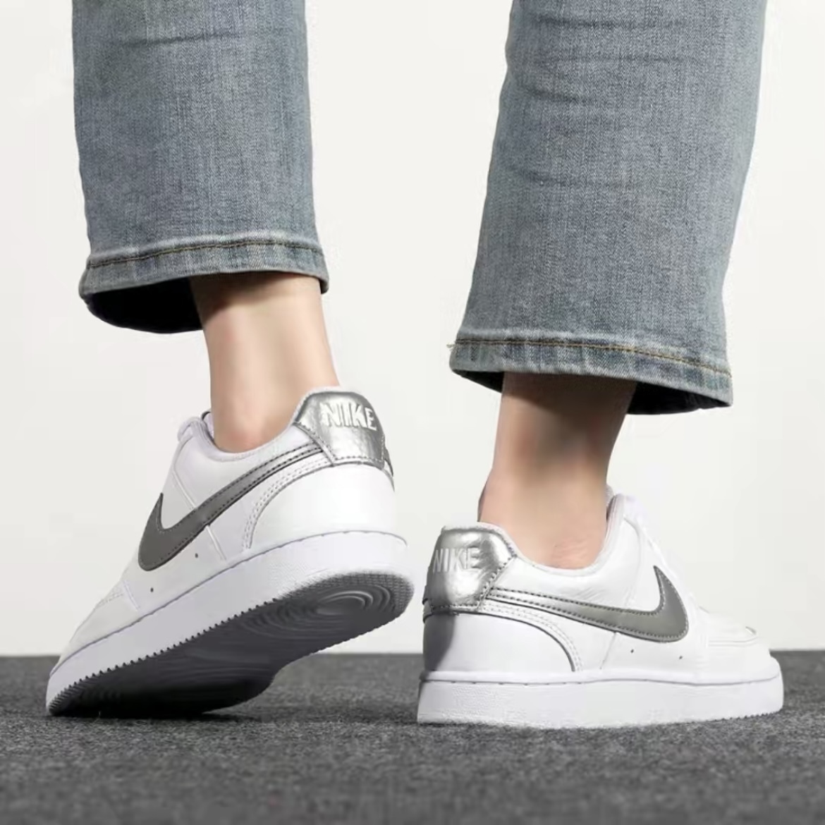 【APAIR】預購 Nike Court Vision Low 白灰 女款 CD5434-111