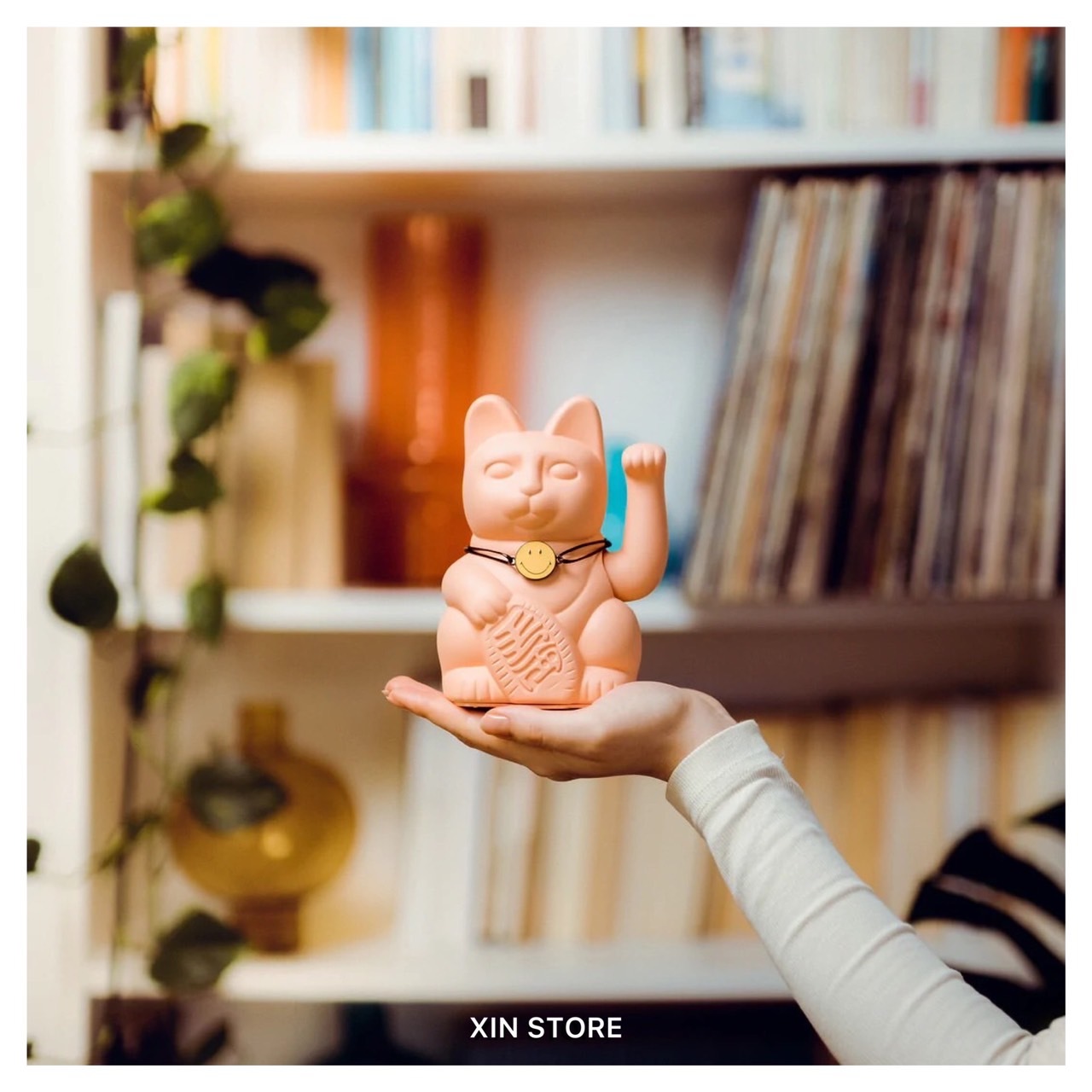 DONKEY x SMILEY 50週年聯名款 聯名招財貓 日出粉