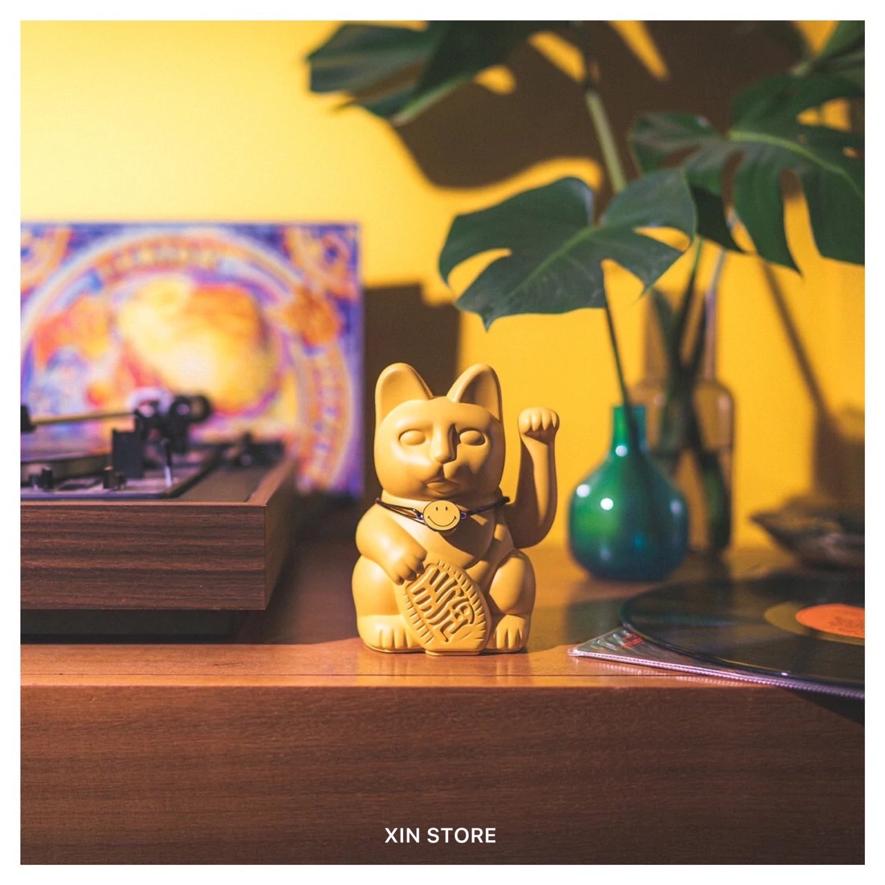 DONKEY x SMILEY 50週年聯名款 聯名招財貓 幸運黃