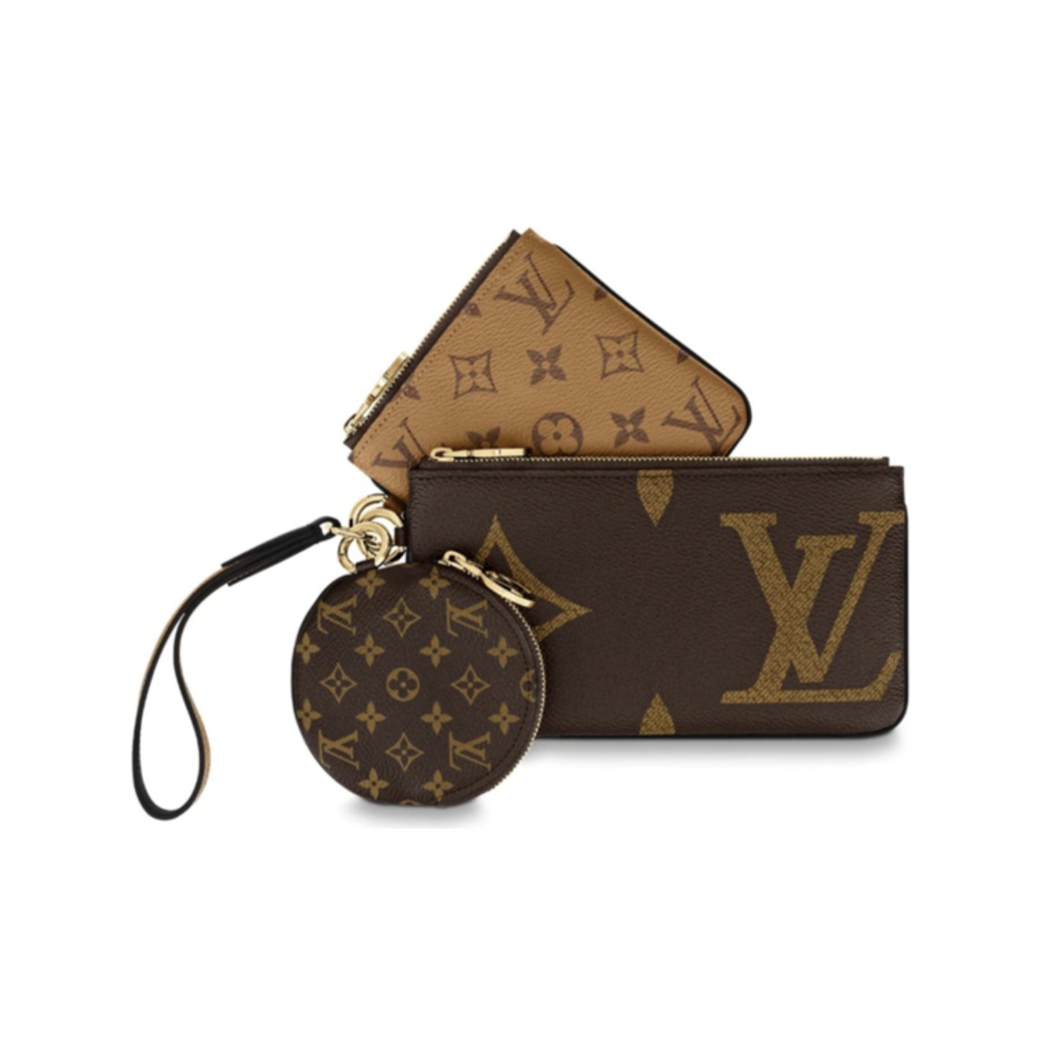 Louis Vuitton LV 三合一零錢包手拿包