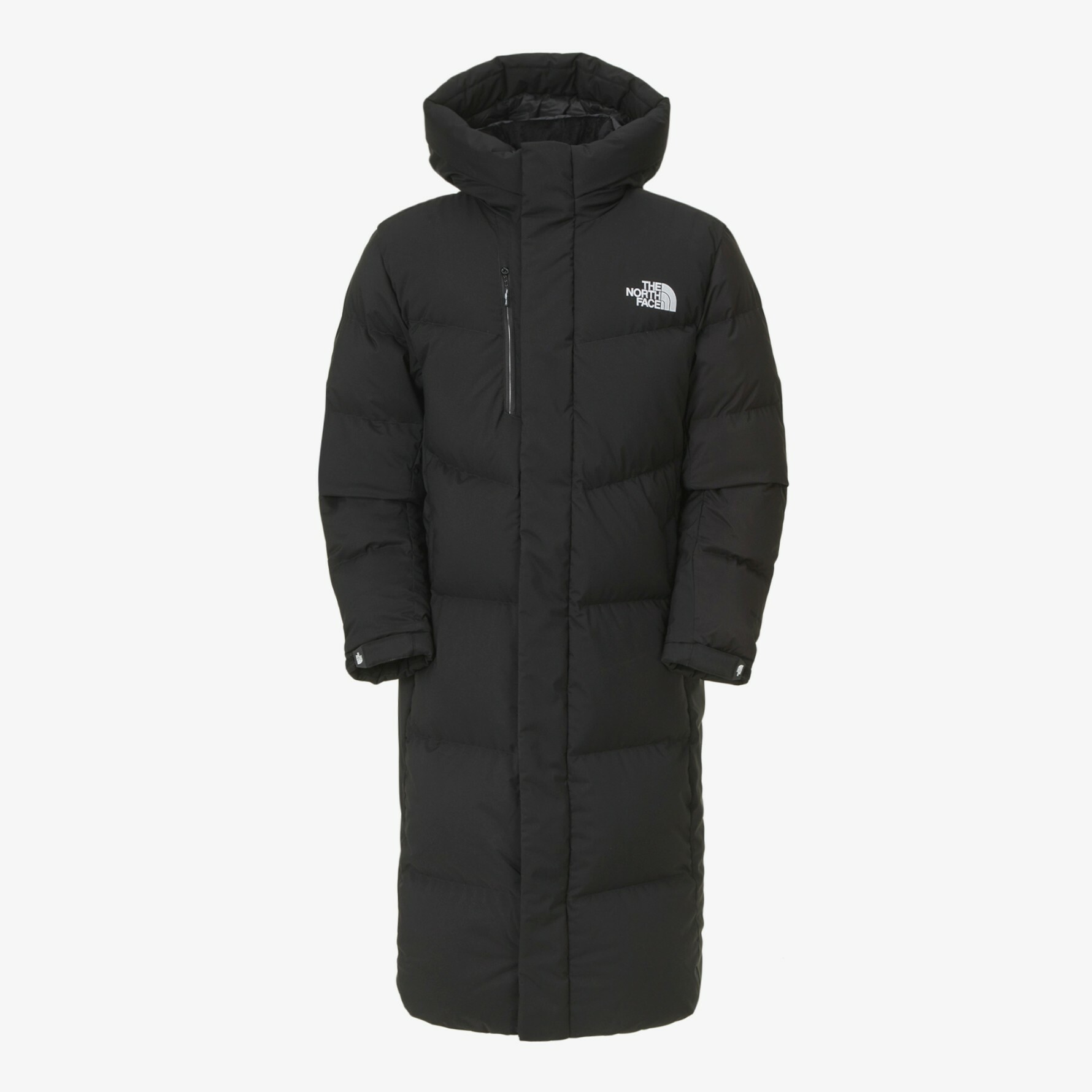 THE NORTH FACE CHALLENGE AIR 長版 連帽 羽絨 大衣 黑 NC2DN72A