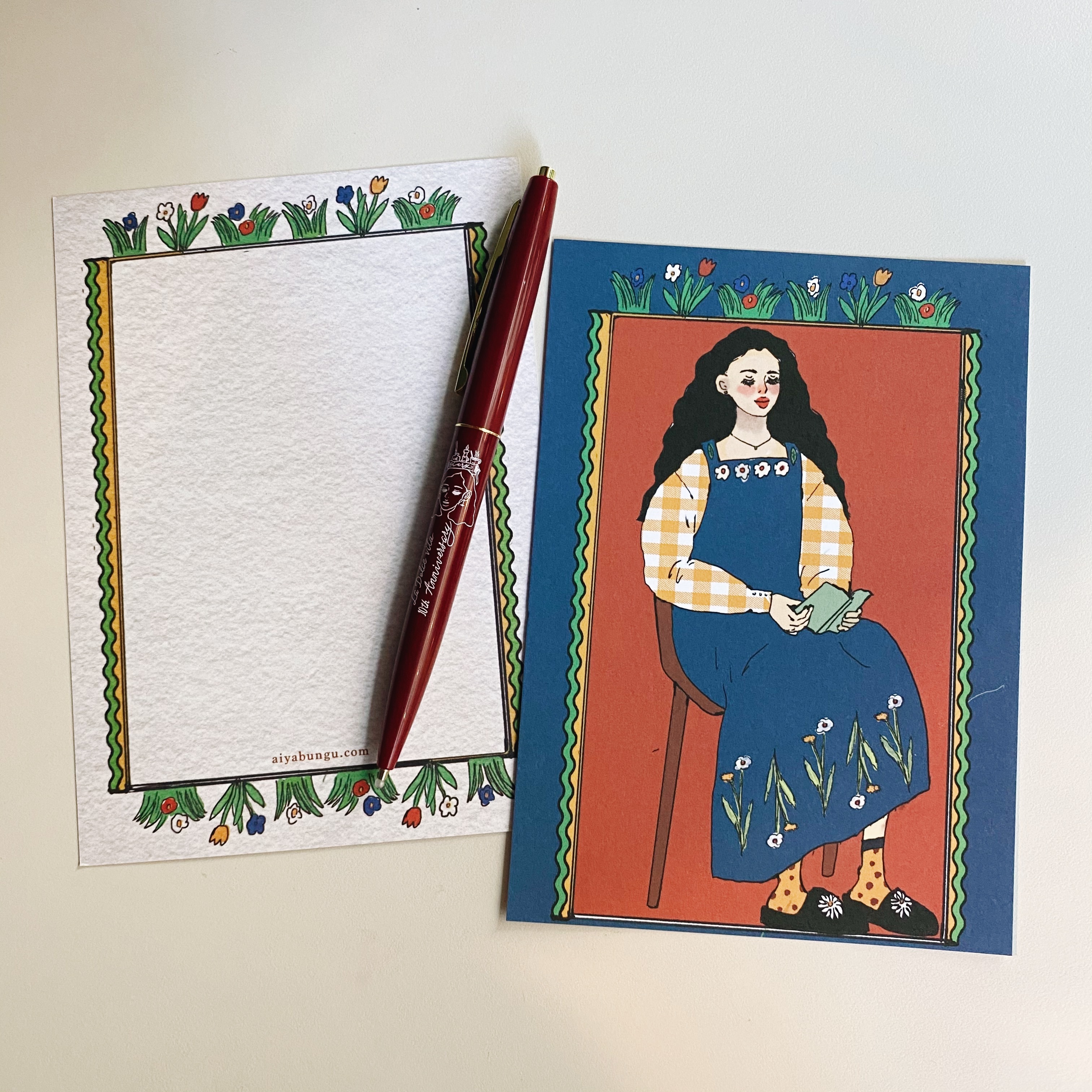 日記女孩 明信片｜愛治文具房
