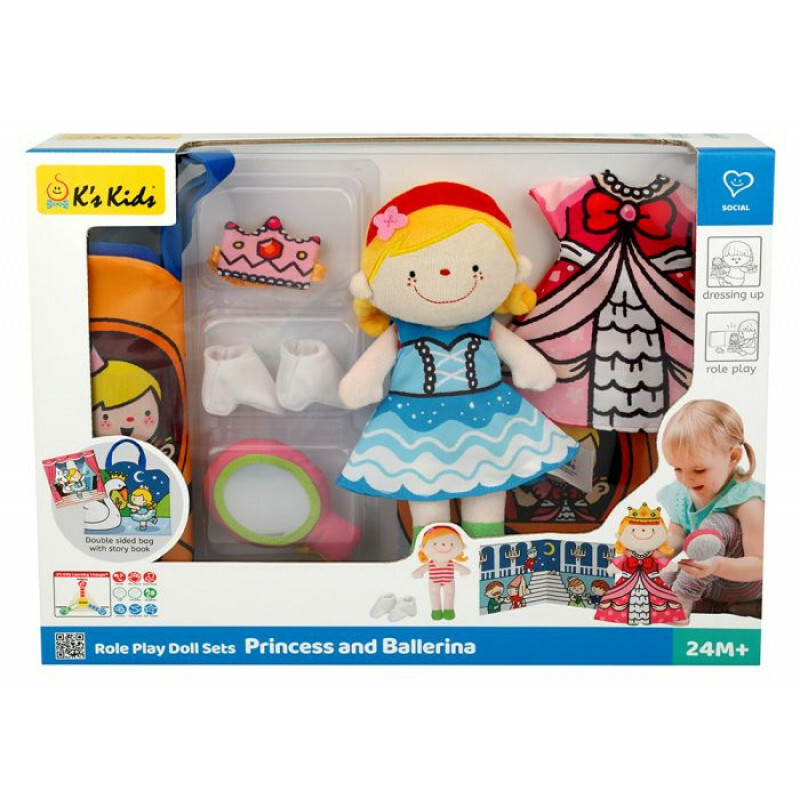 K's Kids 小瑤換裝系列 – 公主與芭蕾(Role Play Doll Sets – Princess and Ballerina) KA10780