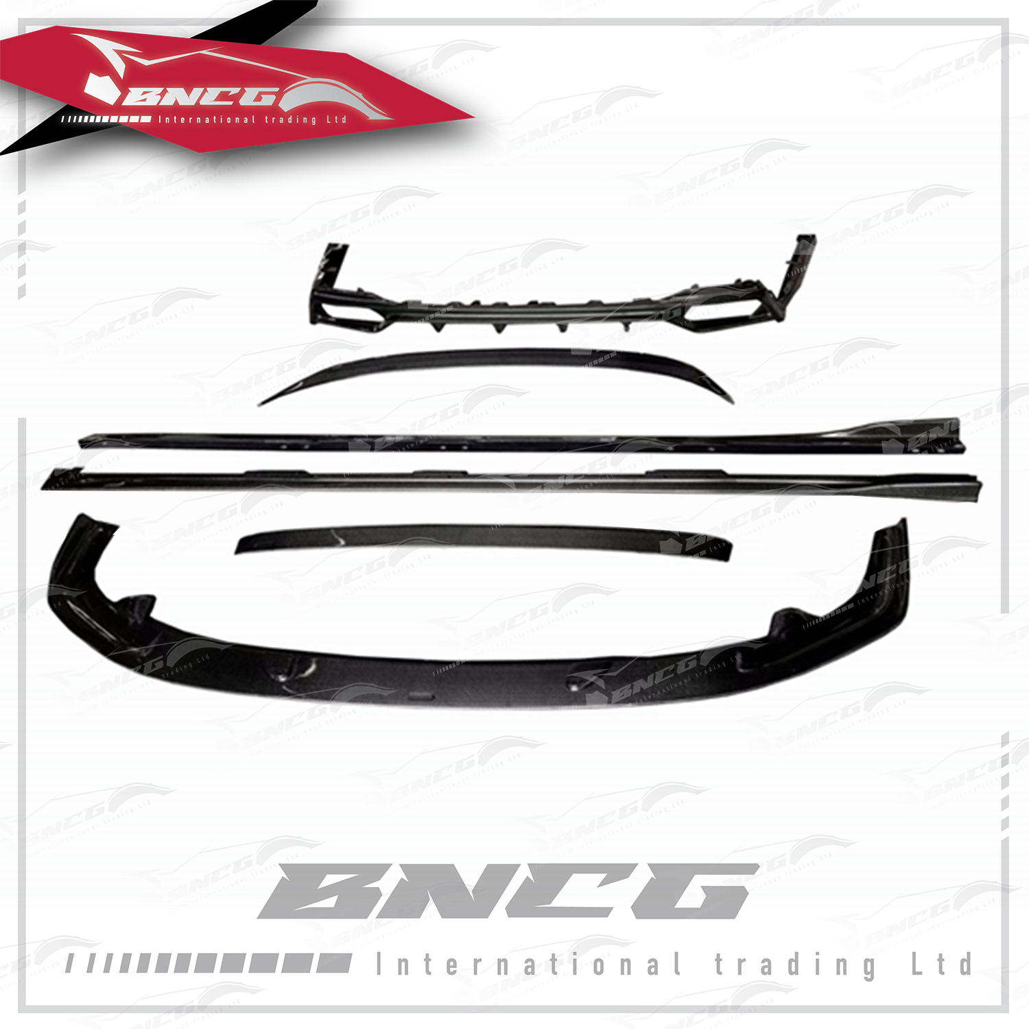 凌志 Lexus LS 改裝 碳纖維 外觀件 空力套件 Aimgain款 前後下巴 側裙 尾翼 頂翼