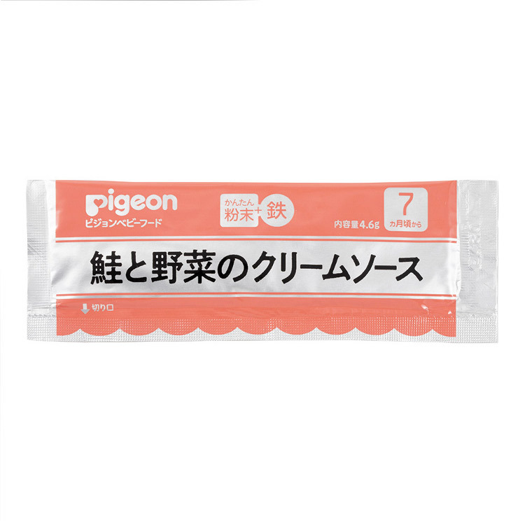 Pigeon - PIGEON和風三文魚蔬菜忌廉湯/醬汁 7個月或以上 6袋裝