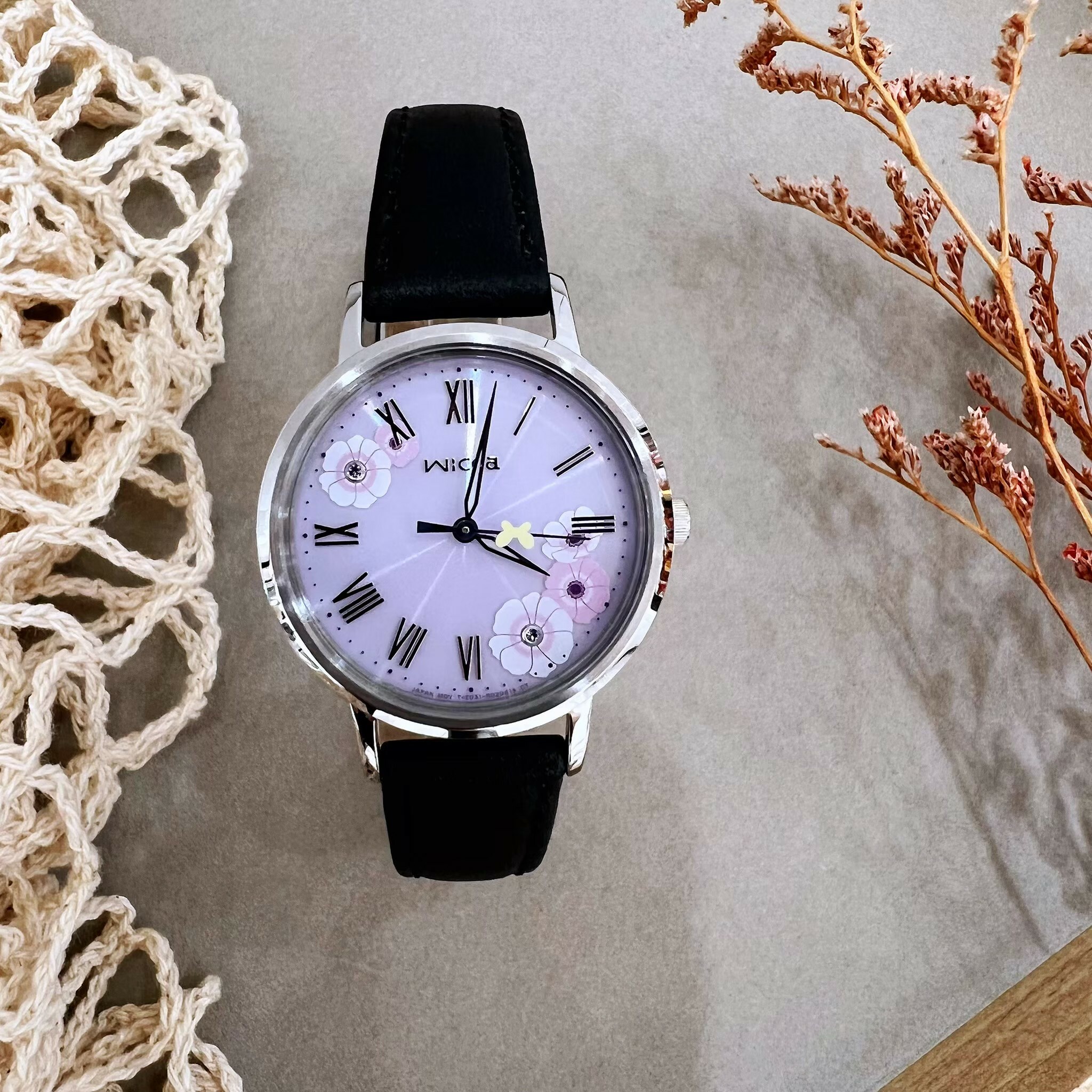 【CITIZEN 星辰】WICCA系列 少女系列夢幻花漾腕錶 KP5-115-12 30.2mm  現代鐘錶