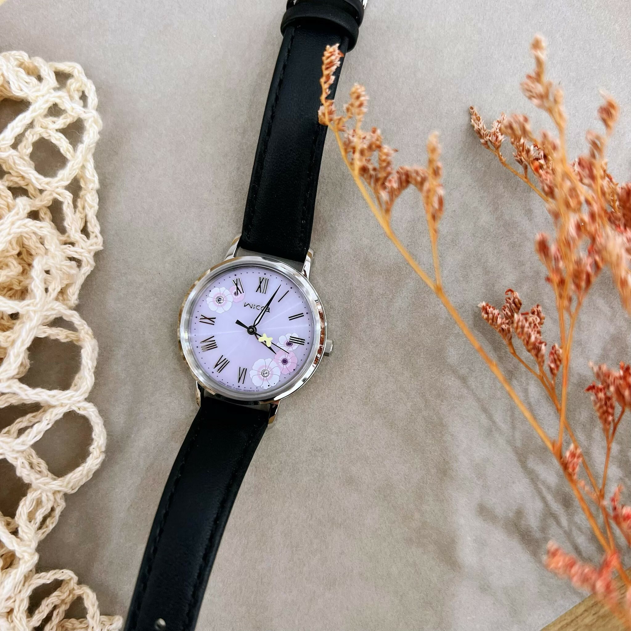 【CITIZEN 星辰】WICCA系列 少女系列夢幻花漾腕錶 KP5-115-12 30.2mm  現代鐘錶