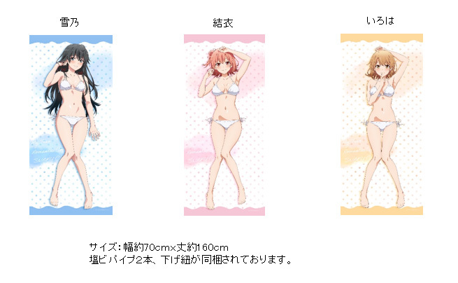 「ACG.GO」「預購」果然我的青春戀愛喜劇搞錯了 等身大掛布 白色比堅尼ver.