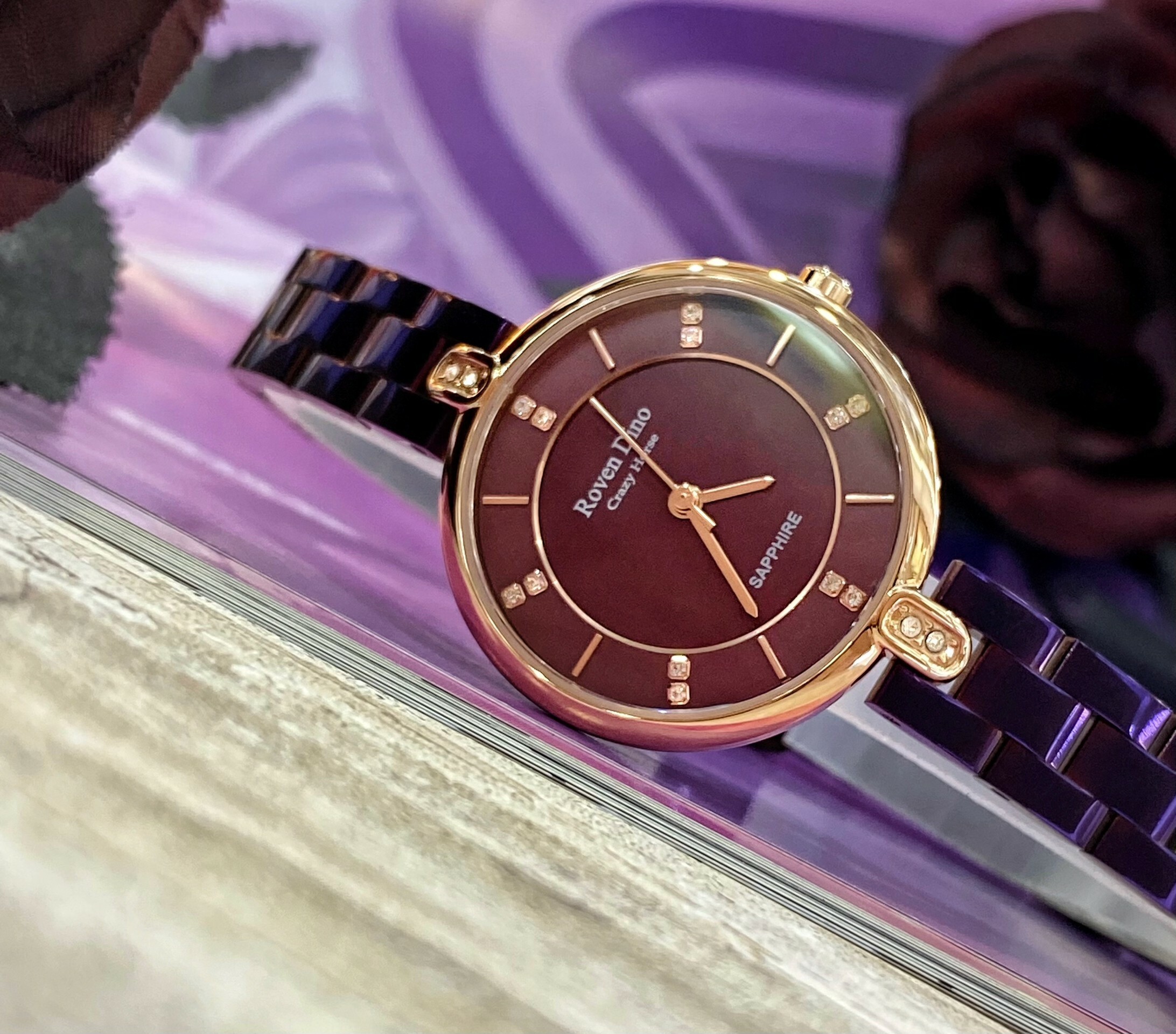 【Roven Dino羅梵迪諾】簡約優雅氣質女錶 RD6092PU 30mm  現代鐘錶