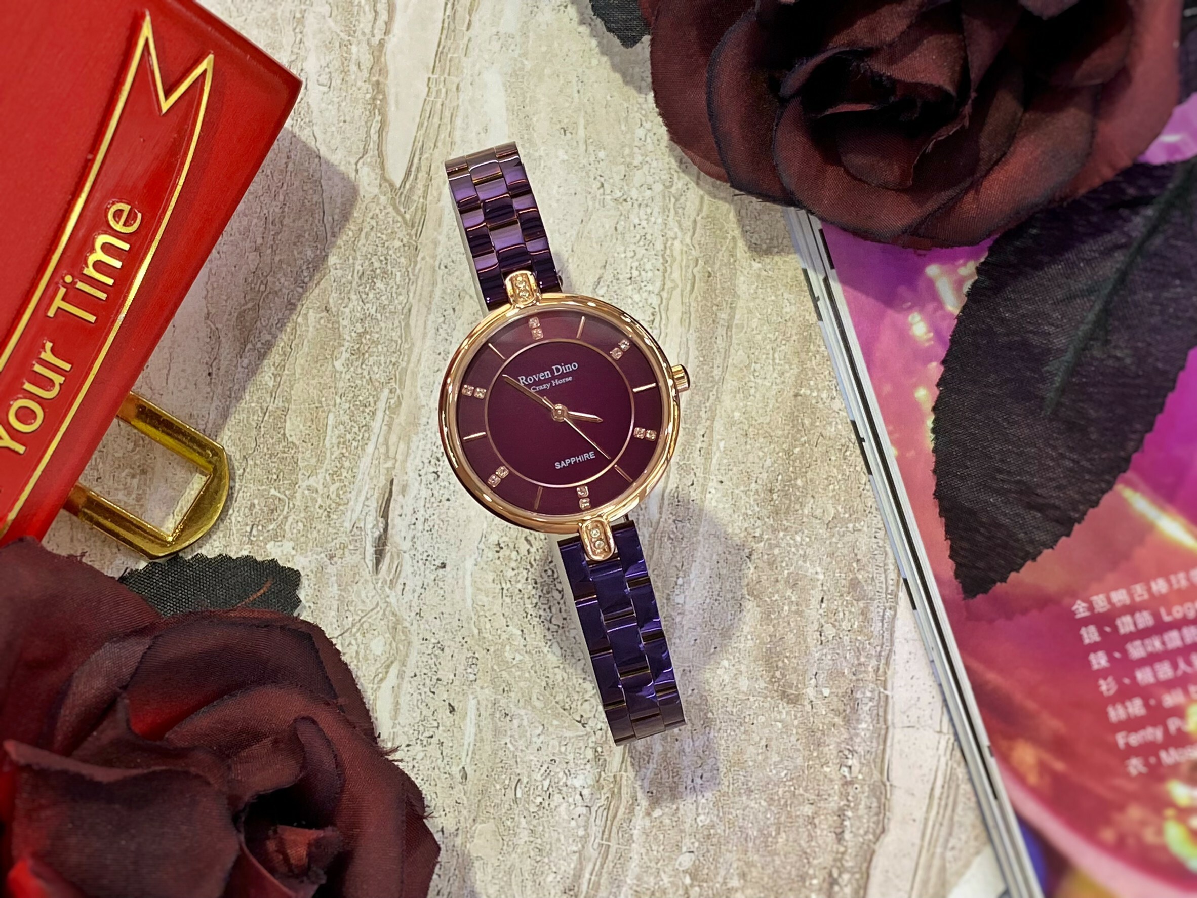 【Roven Dino羅梵迪諾】簡約優雅氣質女錶 RD6092PU 30mm  現代鐘錶