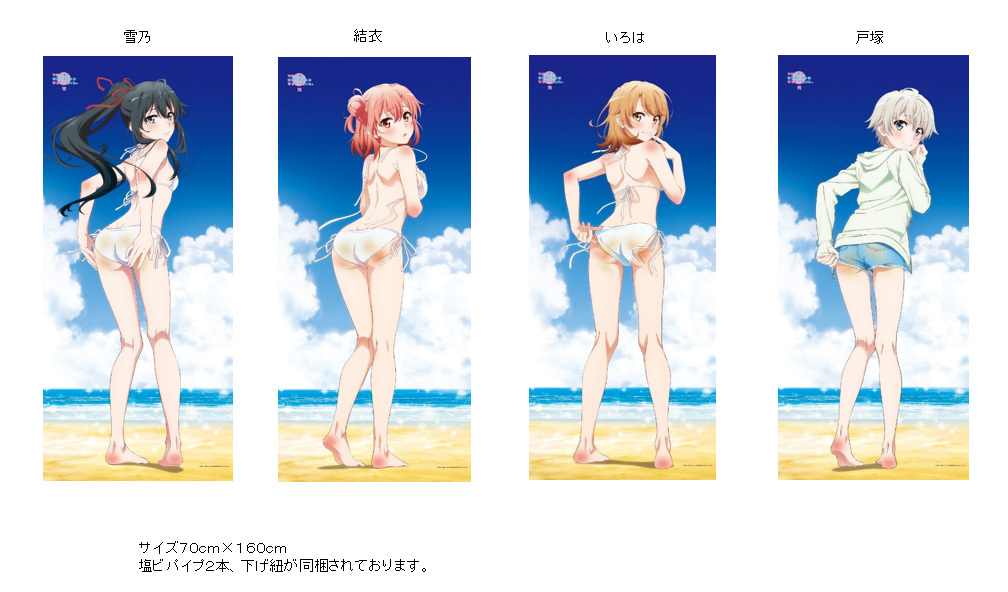 「ACG.GO」「預購」果然我的青春戀愛喜劇搞錯了 等身大掛布 海邊比堅尼ver.