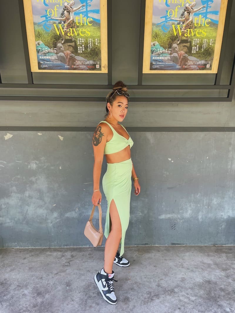 歐美扭結螢光套裝