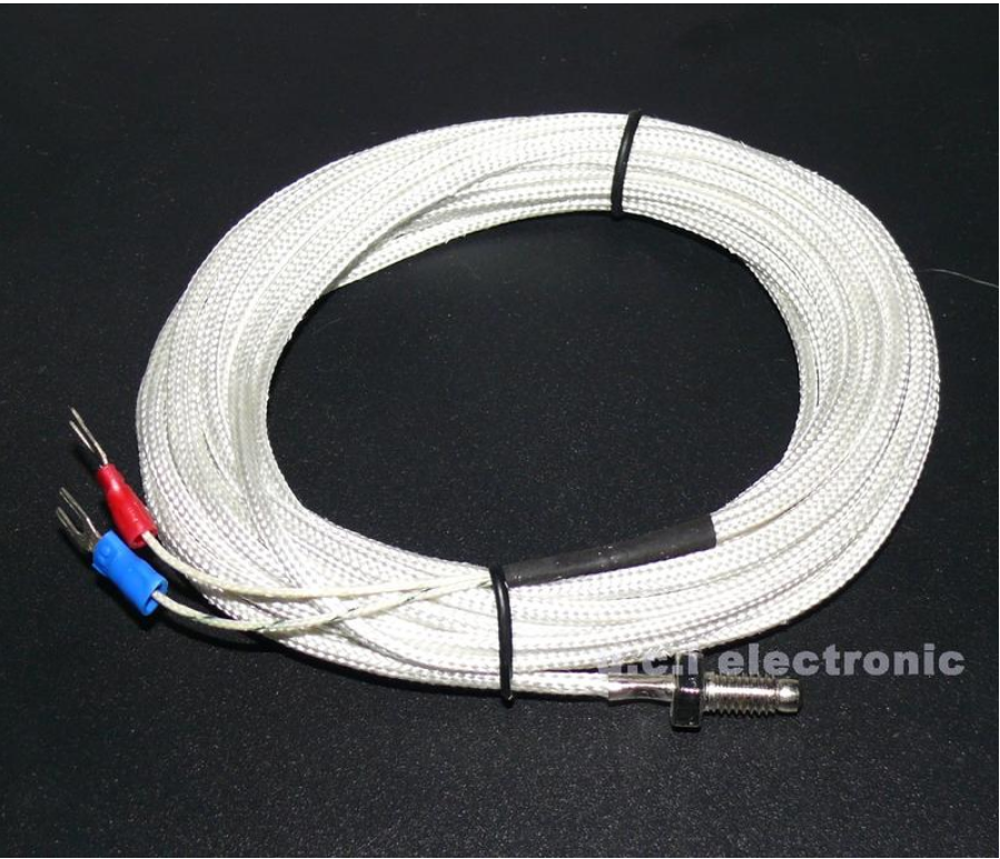 【UCI電子】(K-4) YL熱電偶測溫探頭 K型熱電偶 M6螺紋安裝 測溫範圍0-800度 1%精度