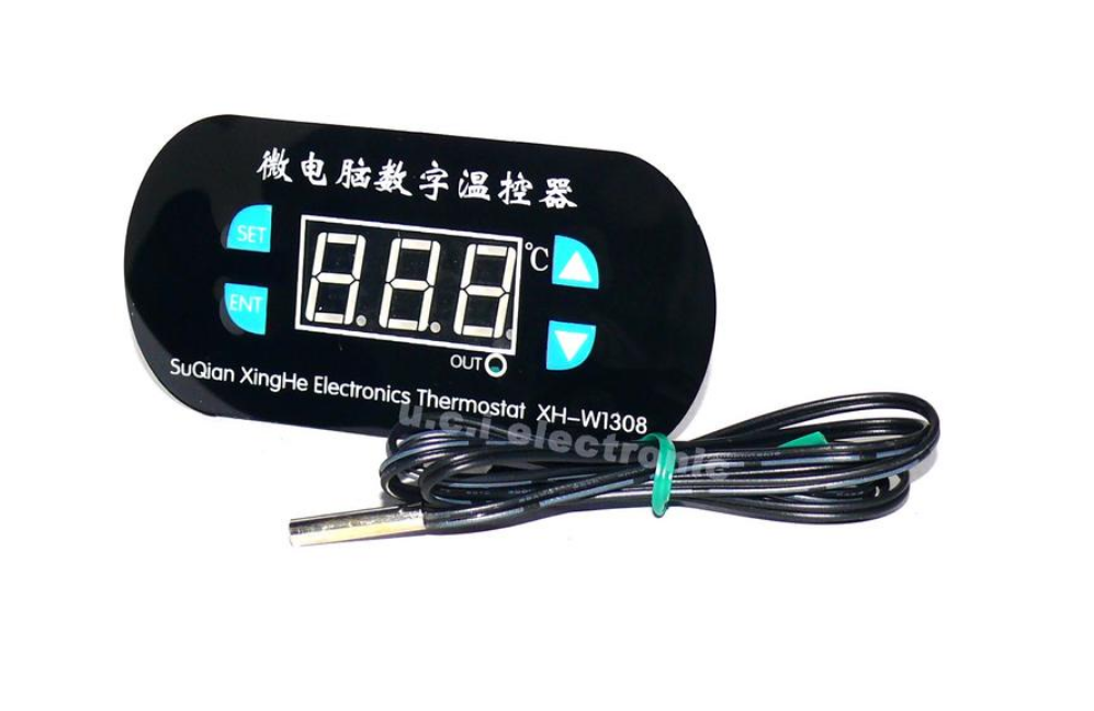 【UCI電子】(W-4)  XH-W1308 溫控器數顯溫度控制器開關製冷/加熱控制可調數字0.1