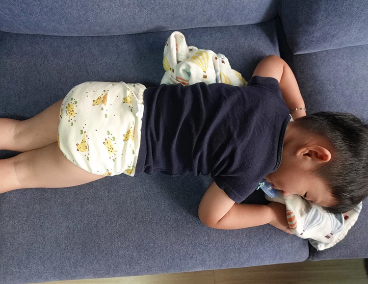 6層Babyan學習褲睡午覺也可以用