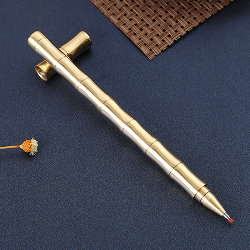 黃銅竹節金屬筆