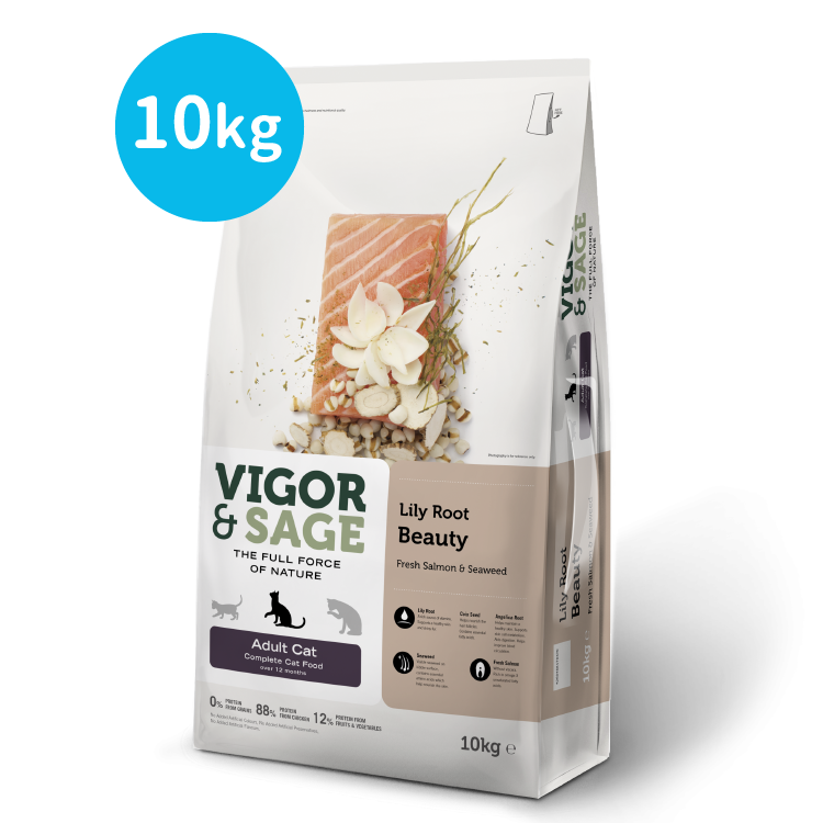 Vigor & Sage丨百合美毛成貓糧 10kg