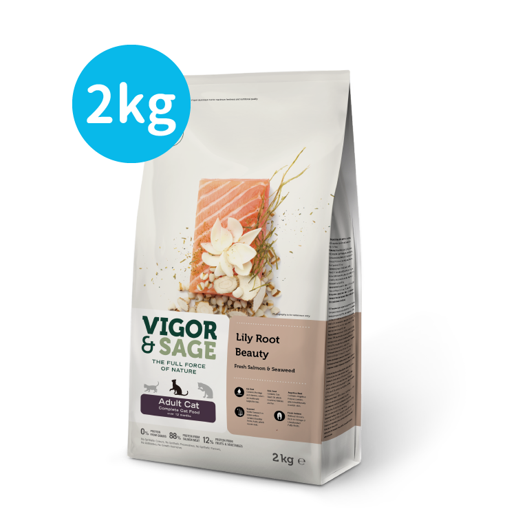 Vigor & Sage丨百合美毛成貓糧 2kg