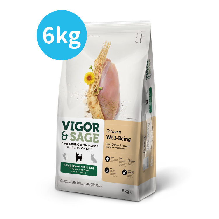 Vigor & Sage丨人參健體小型成犬糧 6kg