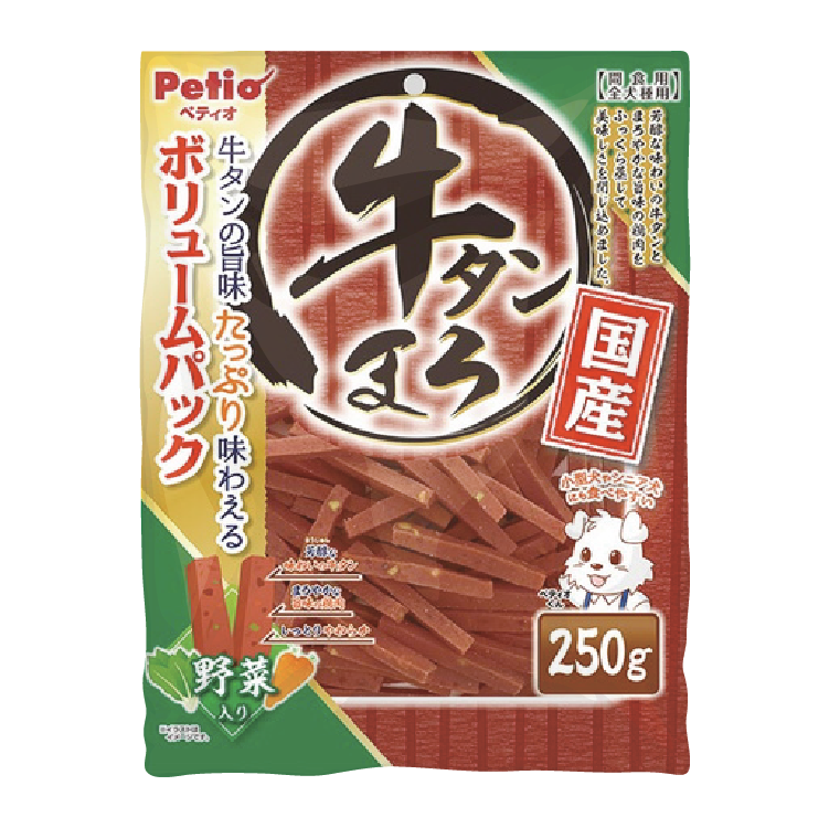 Petio｜牛舌野菜條 250g (PTO-0518)