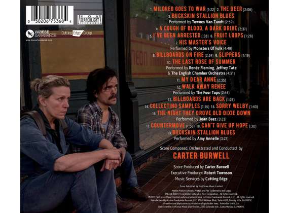 Carter Burwell-Three Billboards Outside Ebbing Missouri-Soundtrack