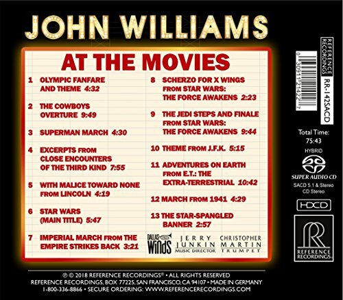 Dallas Winds-John Williams at the Movies SACD
