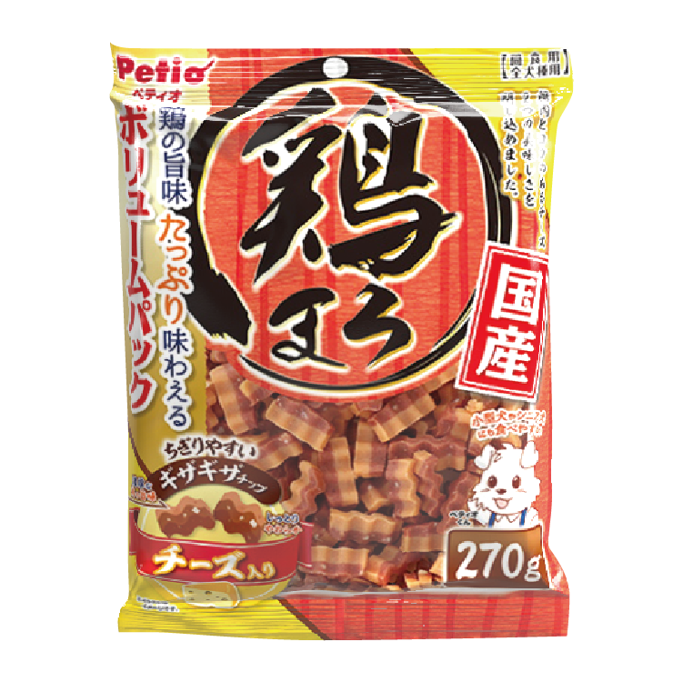 Petio｜美味雞胸肉及芝士波浪條 270g (PTO-0488)