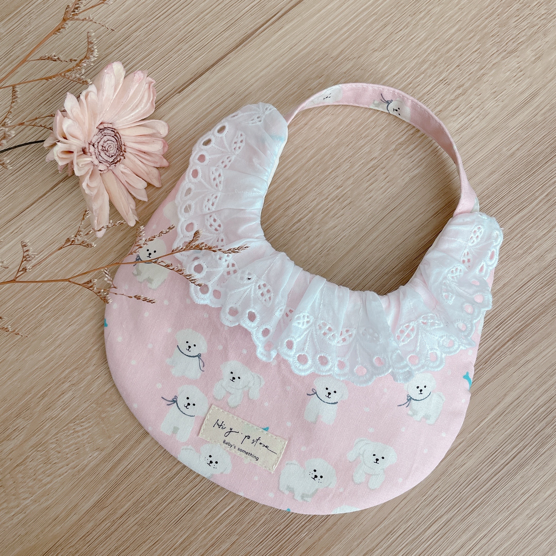 Hi Y.P store-手作圍兜-棉花狗狗