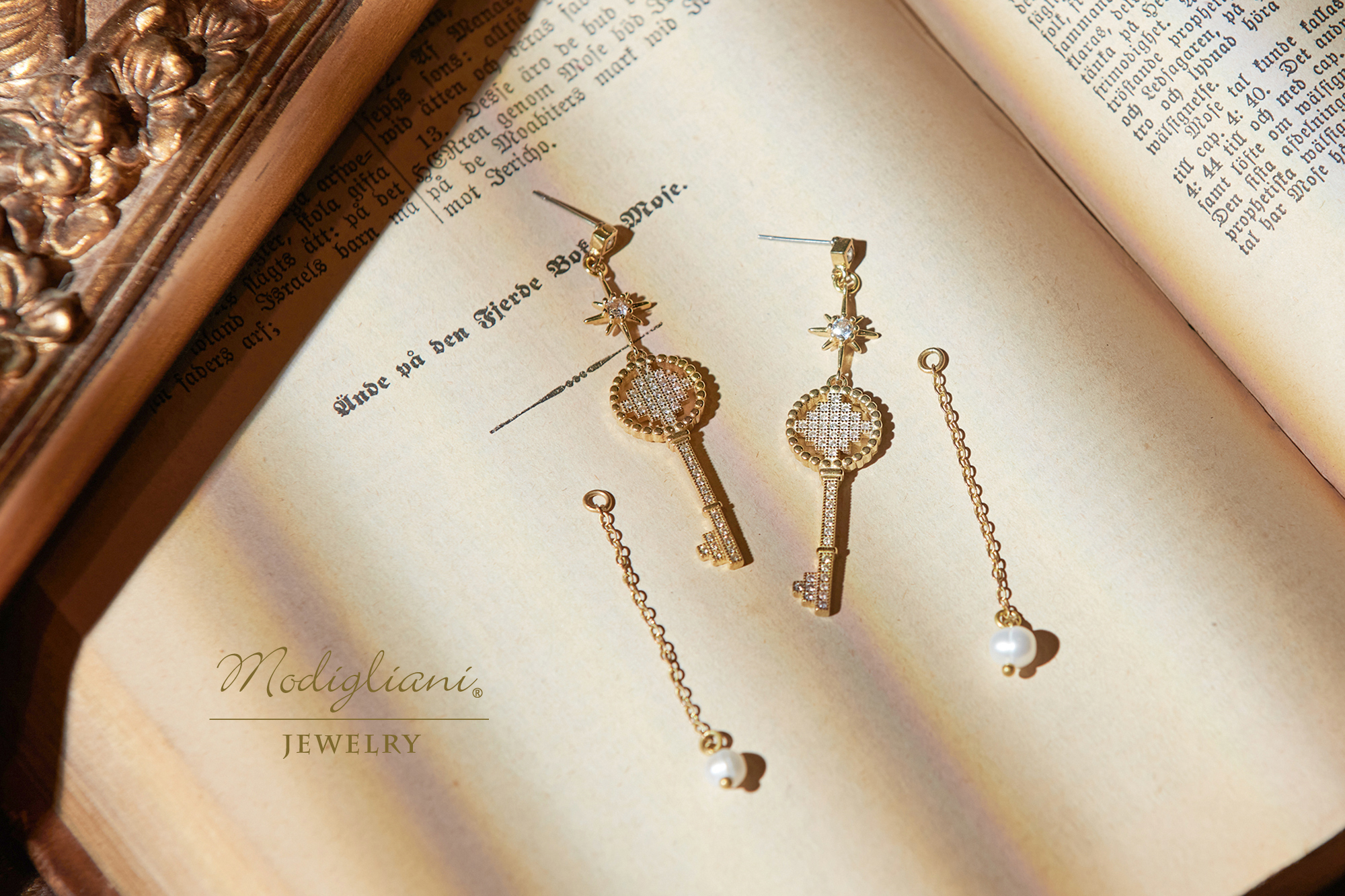 心鎖巴黎兩戴式耳環