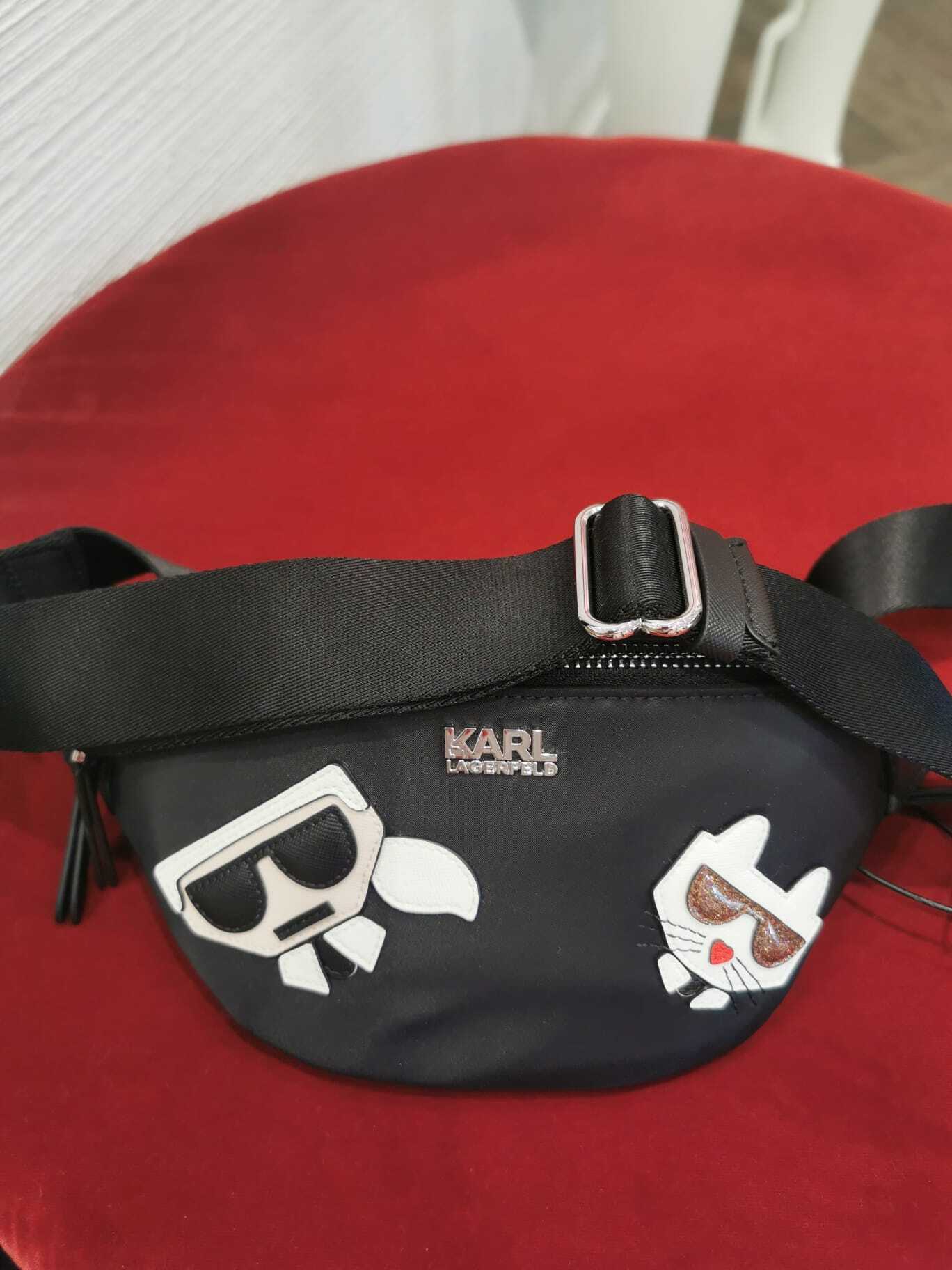 KARL LAGERFELD BUMBAG WITH CLASSIC PATTERN