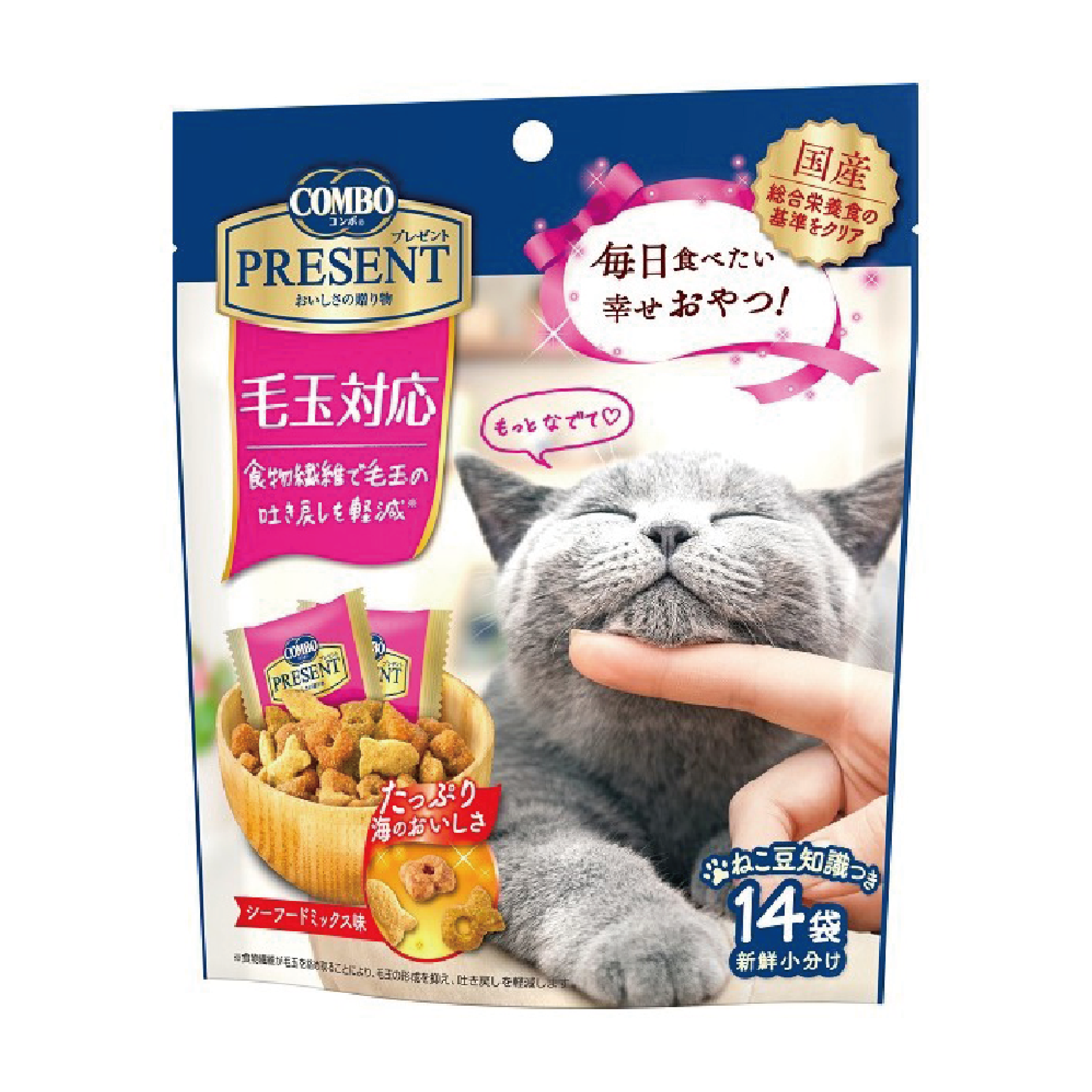 Combo｜去毛球 貓小食 42g (14袋) (CMO-0941)