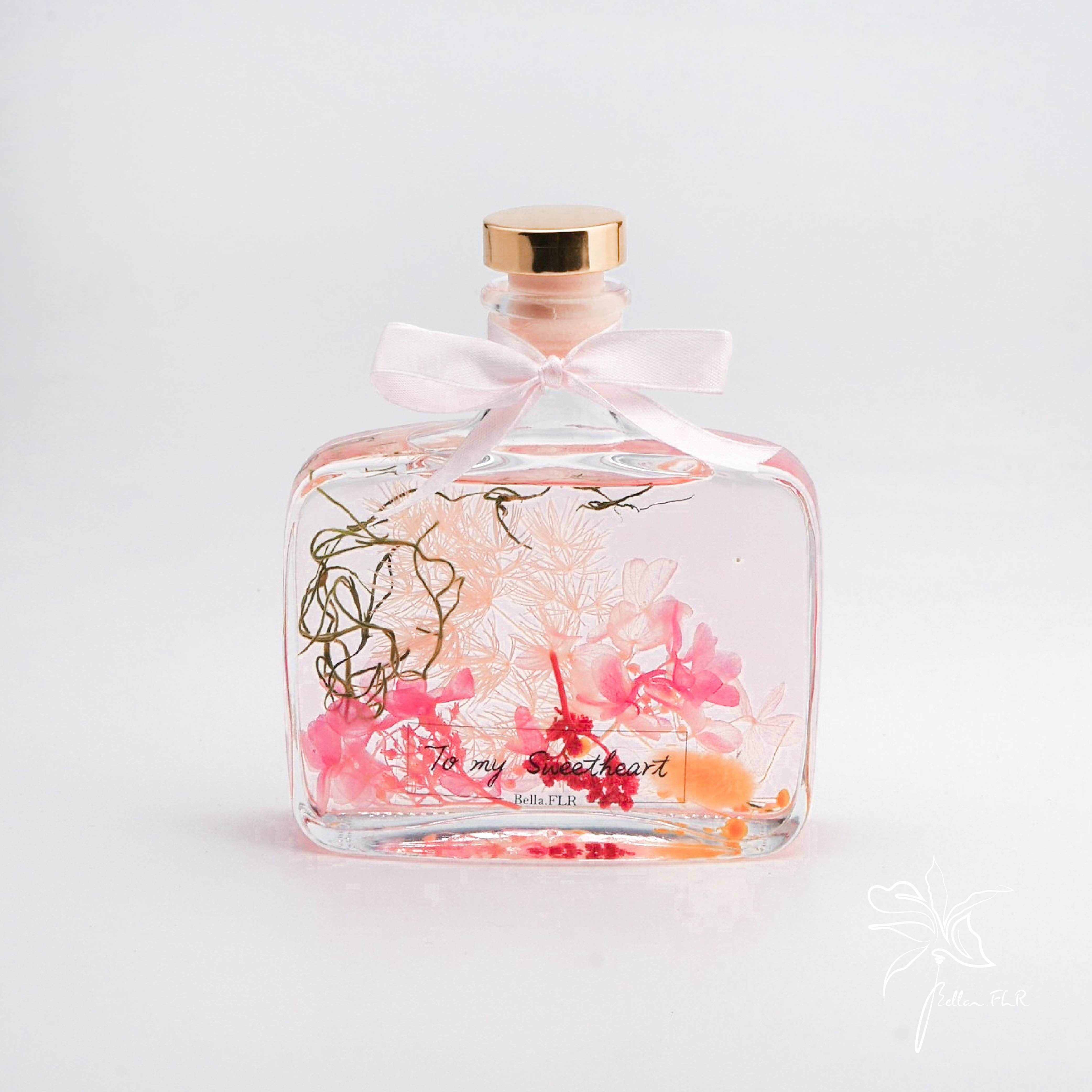 【瓶中花園】浮游花擴香瓶-200ml / 長寬瓶款