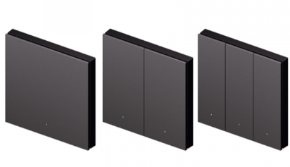 【新登場】LifeSmart Blend Pro Switch 鉑悅金屬面開關 (1／2／3位智能燈掣) (石墨灰/香檳金/紅色)