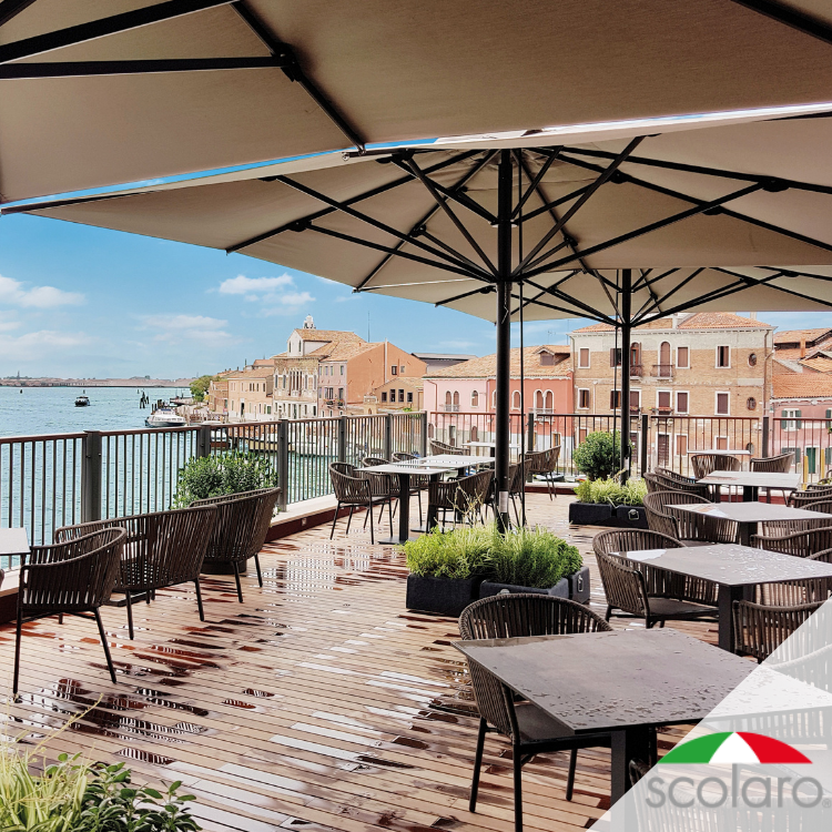 Scolaro - Capri Dark 5x5m (without flat)  太陽傘