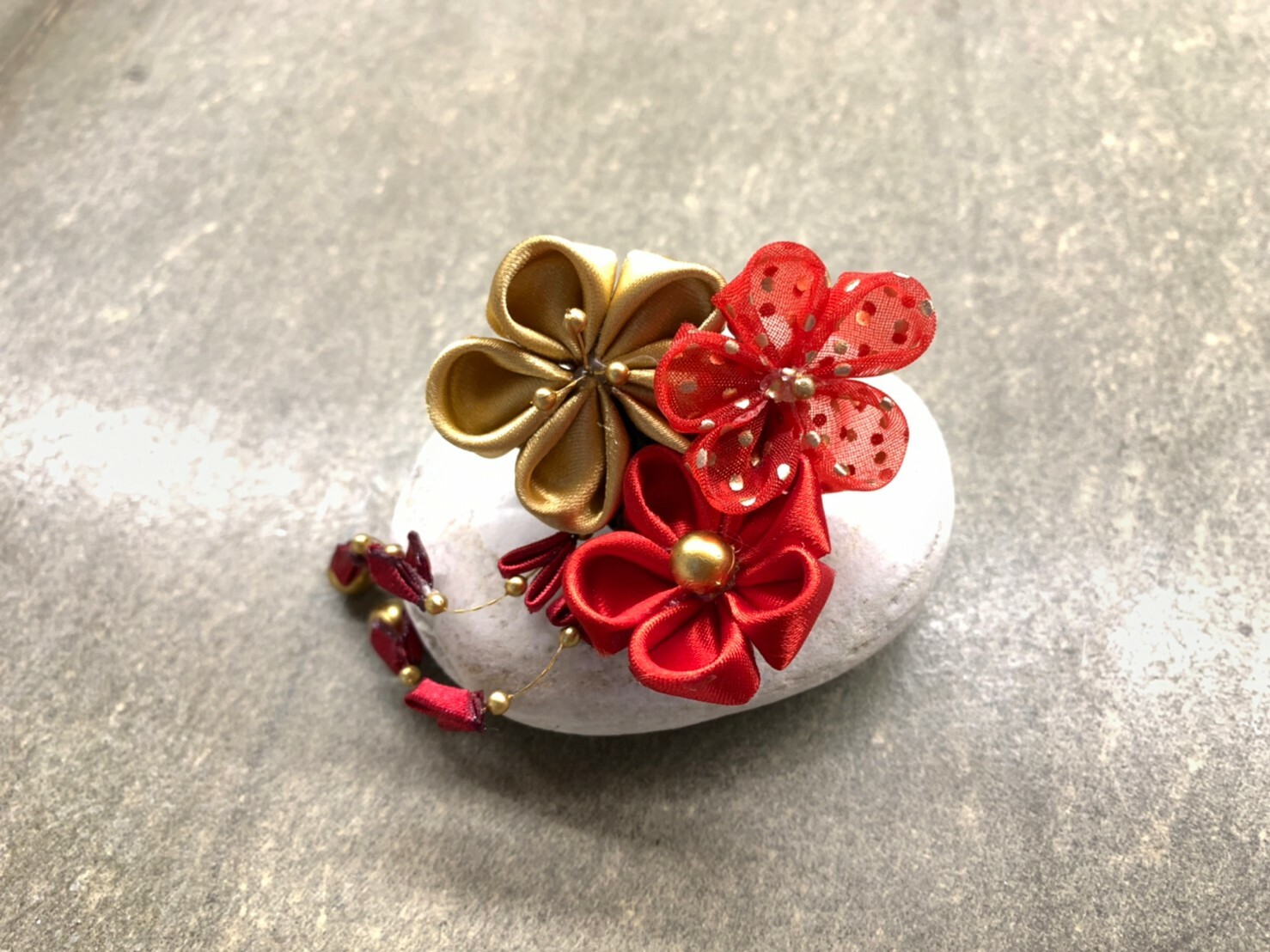 日式圓簪花/祭典霓裳/配飾